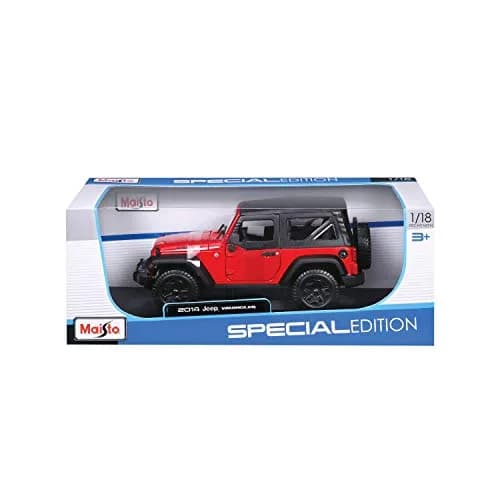Maisto 1:18 Diecast Vehicle 2014 Jeep Wrangler | Highly Detailed Collectible Model thumbnail 5