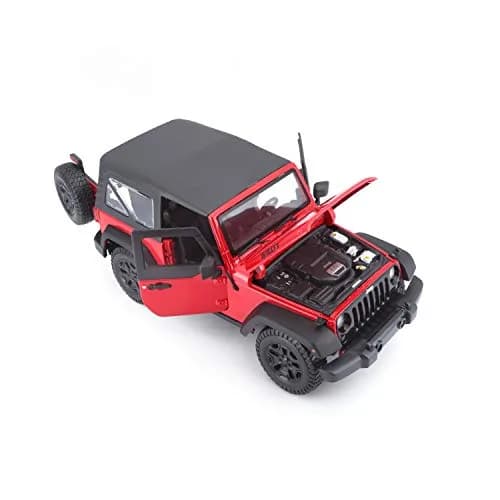Maisto 1:18 Diecast Vehicle 2014 Jeep Wrangler | Highly Detailed Collectible Model thumbnail 2