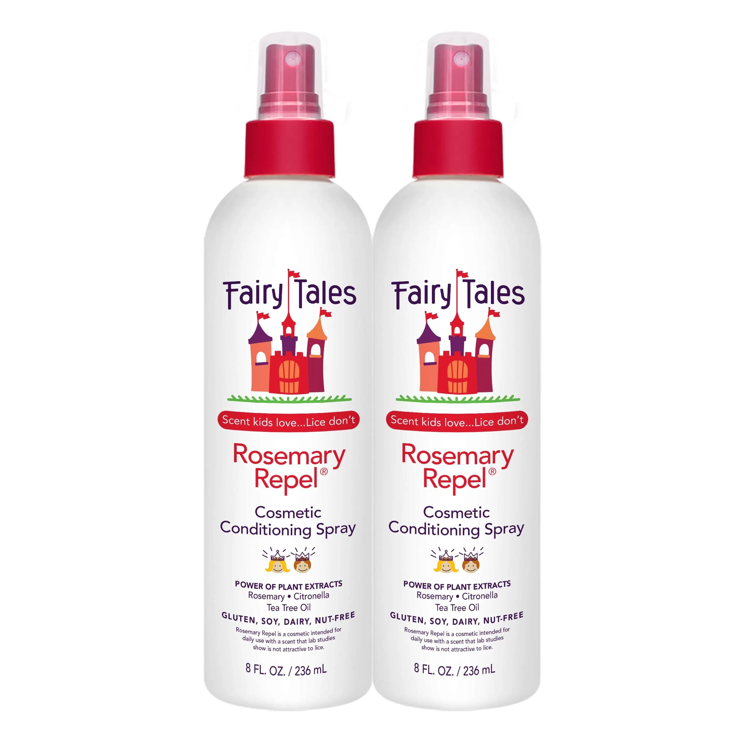 Fairy Tales Rosemary Repel Daily Kids Conditioning Spray Refill 946ml (32 Fl Oz) | Lice Defense Formula — Pack 5 - Cond Spray 8 oz / 8 Fl Oz