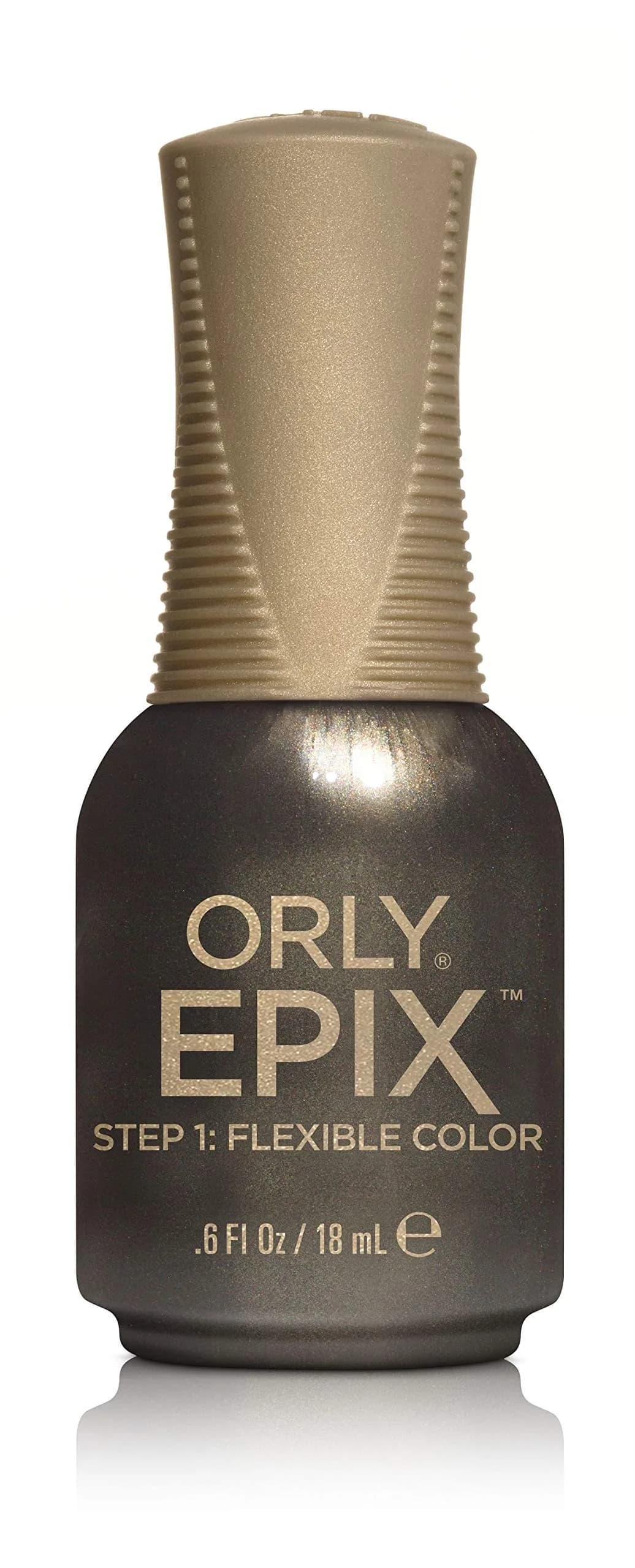 Orly Epix Flexible Color Nail Polish, Silver Screen, 18ml (0.6 Fl Oz) | Smudge-Fixing Technology - main product image