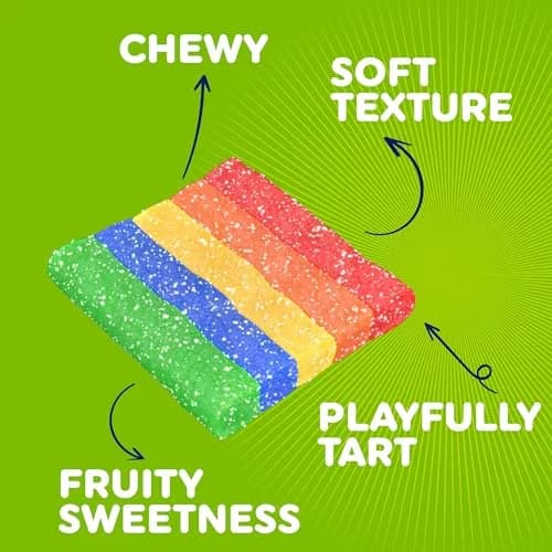 Airheads Xtremes Candy Bites, Rainbow Berry, 3.8 Ounce (12-Pack) | Fruity Sour Chewy Candy for Kids & Adults thumbnail 4