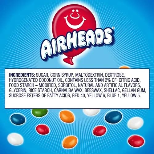 Airheads Candy Bites, Assorted Fruit Flavors, 6 Oz | Fruity Chewy Nut-Free Snack thumbnail 7