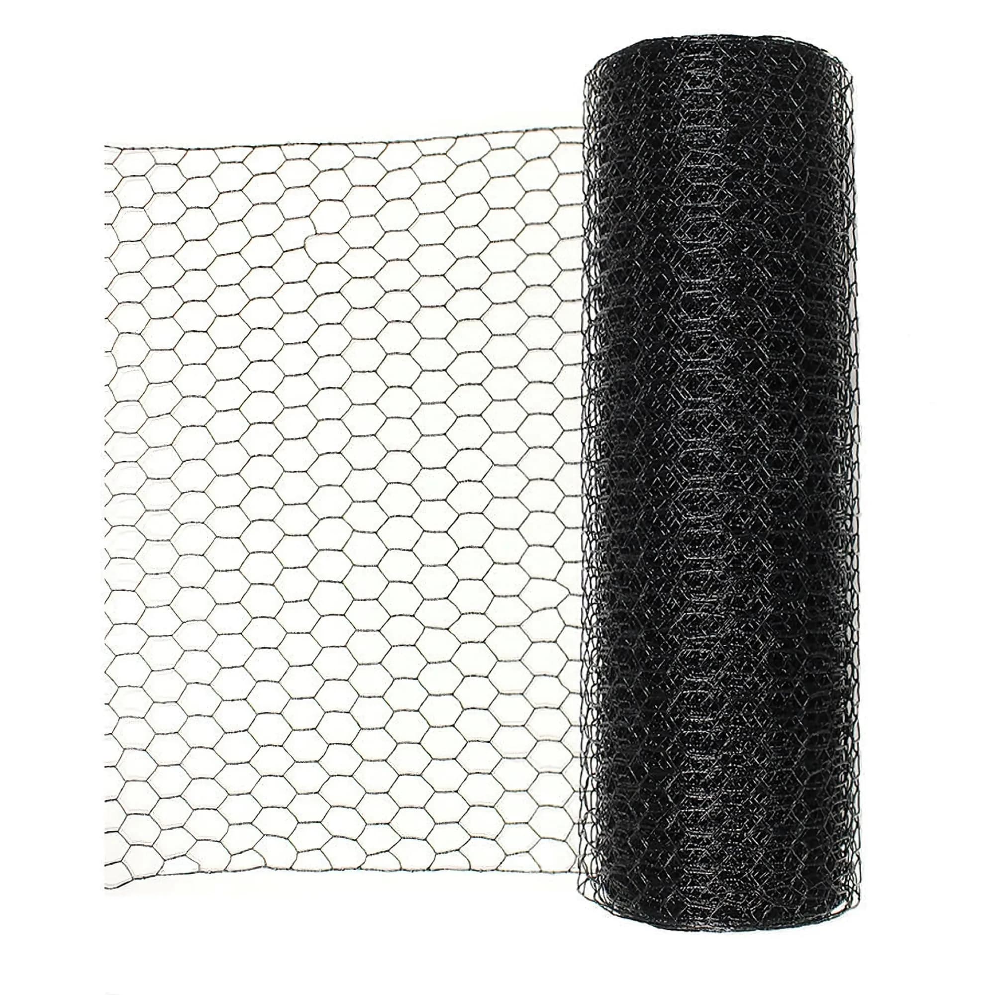 Stromberg's PVC-Coated Galvanized Wire Fencing, 3' x 100' Roll | Long-lasting, Weatherproof Poultry & Garden Barrier — 3' x 100'