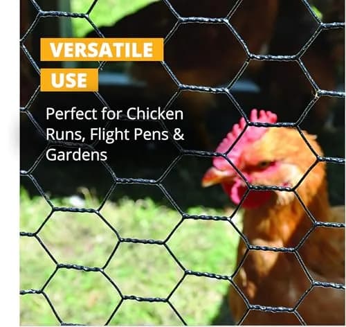Stromberg's PVC-Coated Galvanized Wire Fencing, 3' x 100' Roll | Long-lasting, Weatherproof Poultry & Garden Barrier thumbnail 5