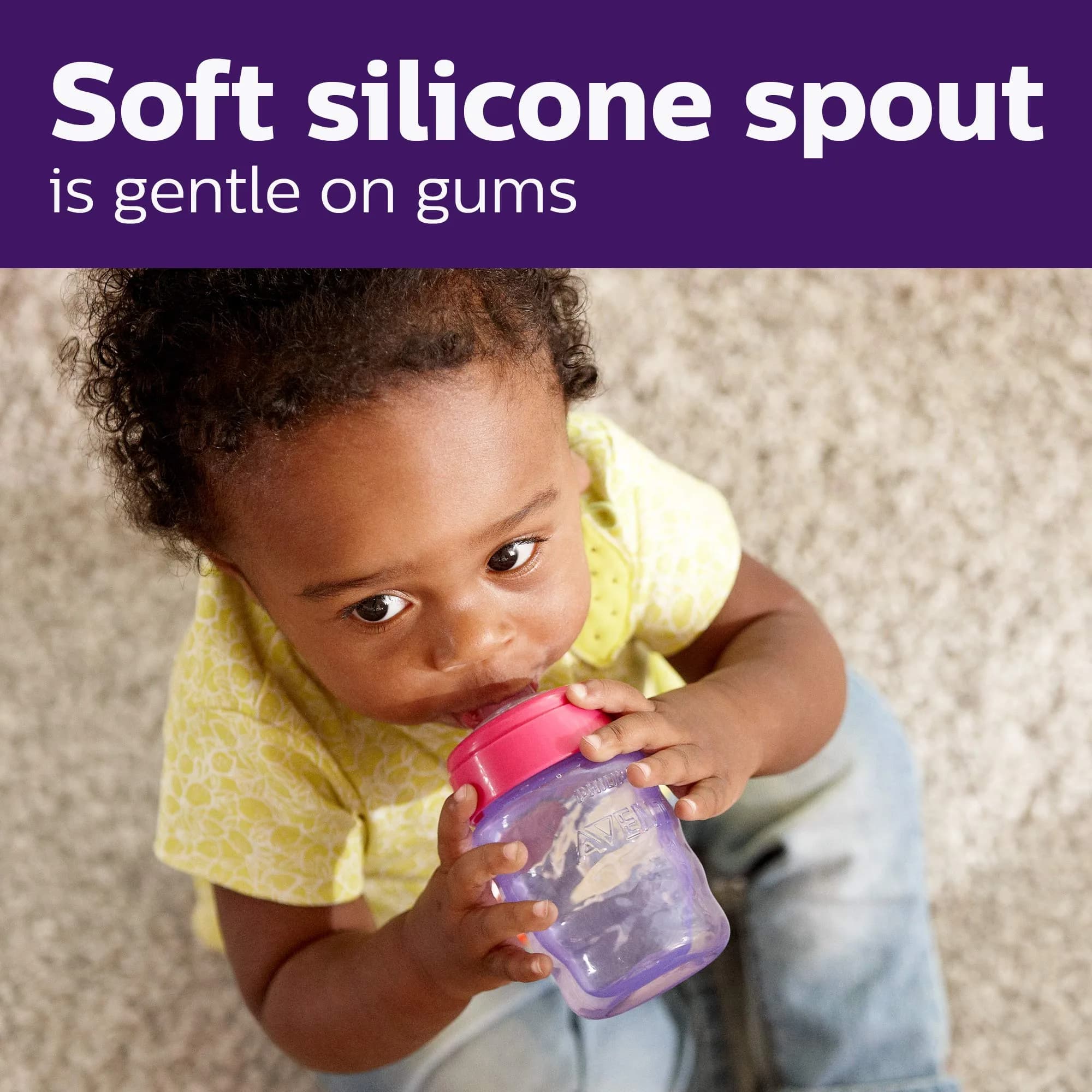 Philips Avent My Easy Sippy Cup 266ml (9 oz) | Spill-Proof Valve for Toddlers 12-24 Months - view 4