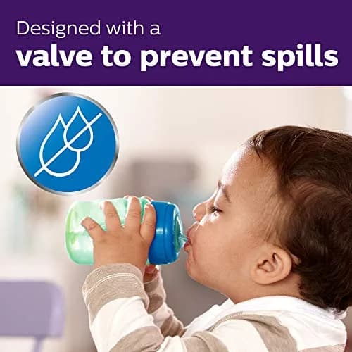 Philips Avent My Easy Sippy Cup 266ml (9 oz) | Spill-Proof Valve for Toddlers 12-24 Months thumbnail 2