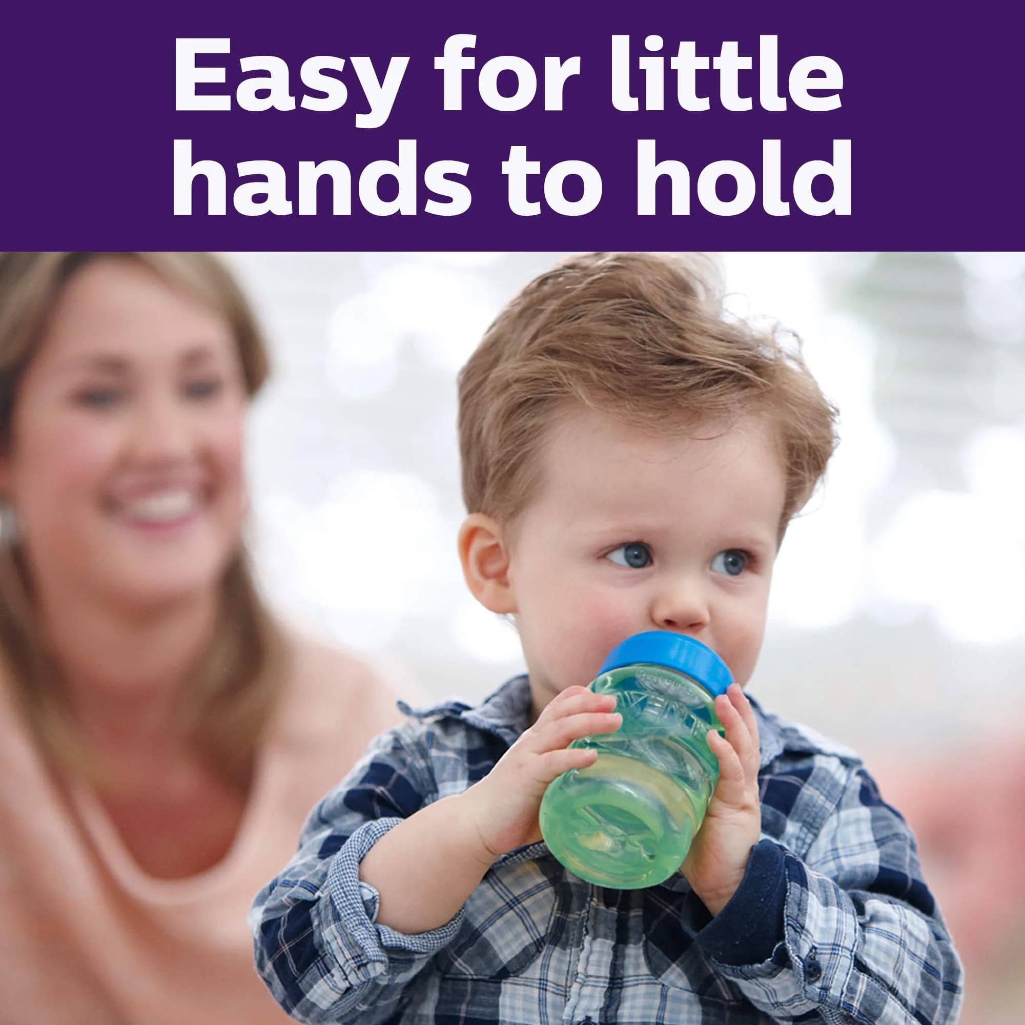 Philips Avent My Easy Sippy Cup 266ml (9 oz) | Spill-Proof Valve for Toddlers 12-24 Months - view 3