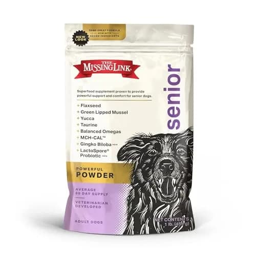 The Missing Link Senior Dog Supplement 1lb | Supports Bones, Joints, Skin, Heart & Cognition thumbnail 1
