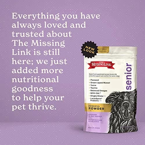 The Missing Link Senior Dog Supplement 1lb | Supports Bones, Joints, Skin, Heart & Cognition thumbnail 6