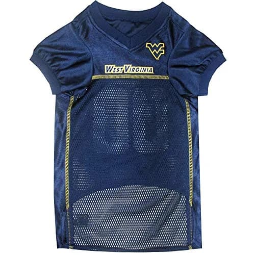 Pets First NCAA College West Virginia Mountaineers Mesh Jersey for DOGS & CATS Small | Licensed Dog Jersey with your Favorite Football Team thumbnail 5
