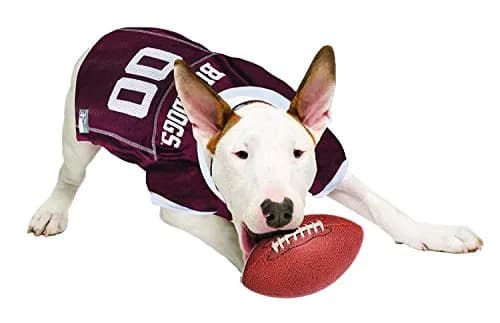 Pets First NCAA College Mississippi State Bulldogs Mesh Jersey for DOGS & CATS Large | Licensed Dog Jersey with your Favorite Football Team thumbnail 2