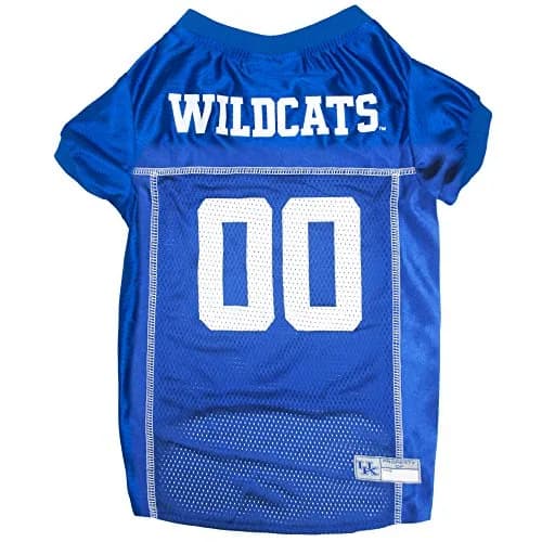 Pets First NCAA College Kentucky Wildcats Mesh Jersey for DOGS & CATS Small | Licensed Dog Jersey with your Favorite Football College Team thumbnail 1