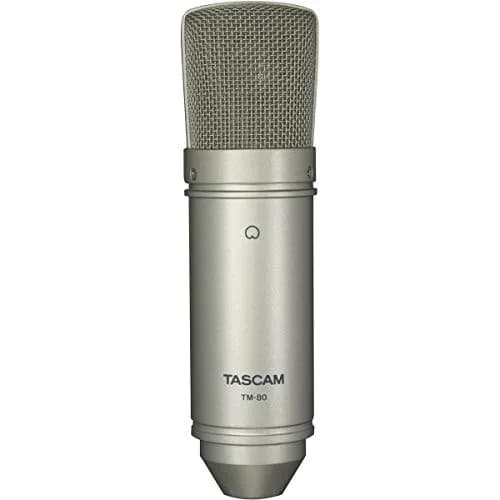 Tascam TM-80 Large Diaphagm Condenser Microphone, Silver | Home Recording & Studio Quality thumbnail 6
