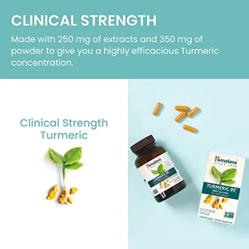 Himalaya Turmeric 95 Curcumin Supplement 600 mg | Supports Joint & Immune Health thumbnail 5