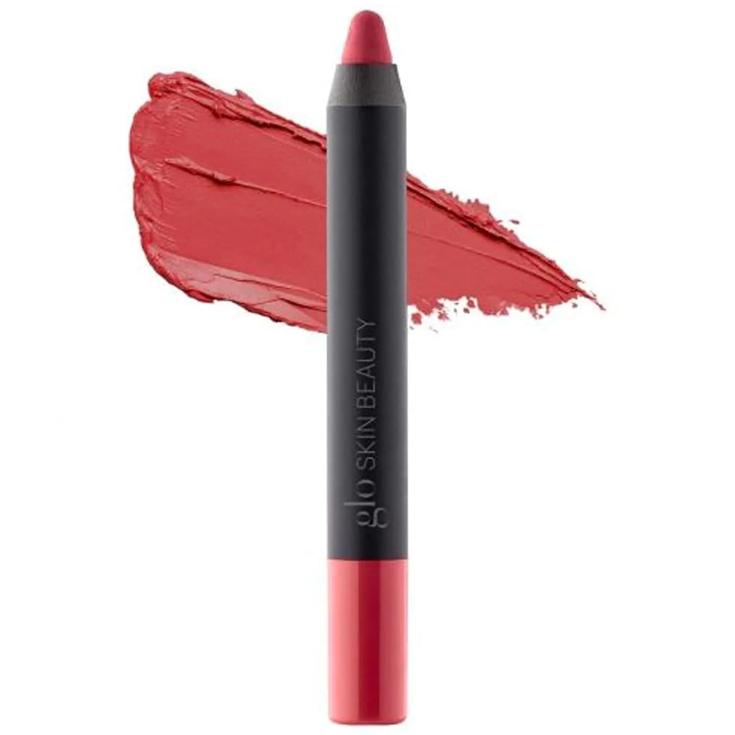 Glo Skin Beauty Suede Matte Lip Crayon, Long-Lasting Color, Demure | Velvety Matte Lipstick for All