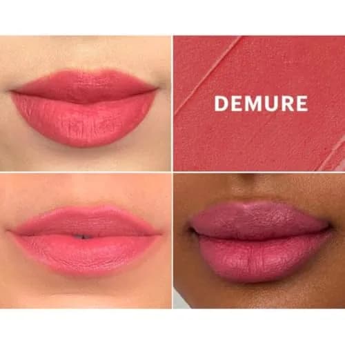 Glo Skin Beauty Suede Matte Lip Crayon, Long-Lasting Color, Demure | Velvety Matte Lipstick for All thumbnail 3
