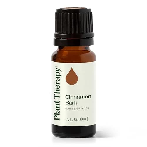Plant Therapy Cinnamon Bark Essential Oil 10 mL | Pure, Undiluted Cinnamon Oil for Diffuser & Blends thumbnail 1