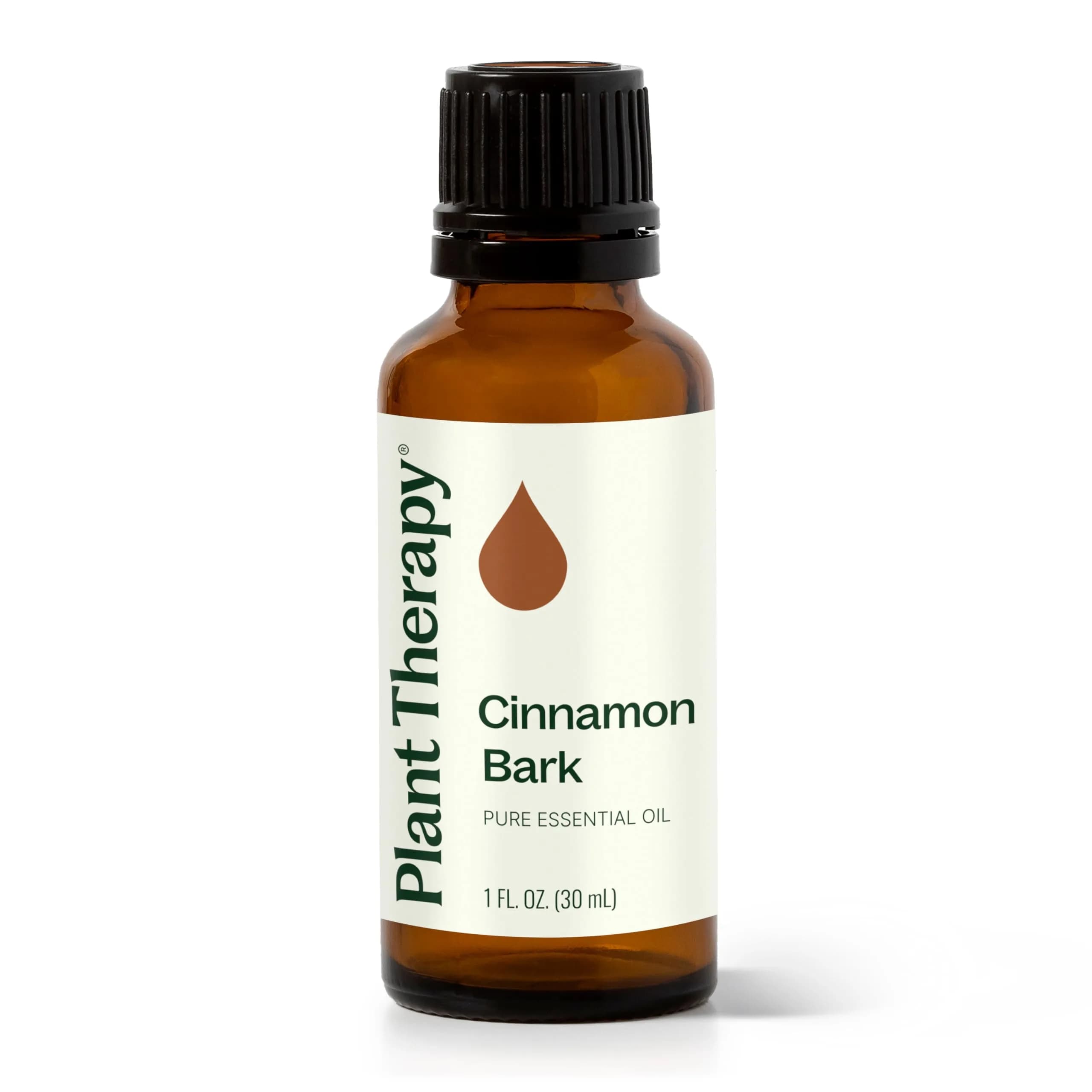 Plant Therapy Cinnamon Bark Essential Oil 30 mL (1 oz) | Stimulating Aroma for Indian Homes — Clear - Pale Yellow
