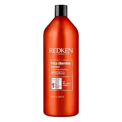 Redken Frizz Dismiss Shampoo – For Frizzy Hair, 1000ml (33.8 Fl Oz) | Sulfate-Free Formula for Smoothness thumbnail 1
