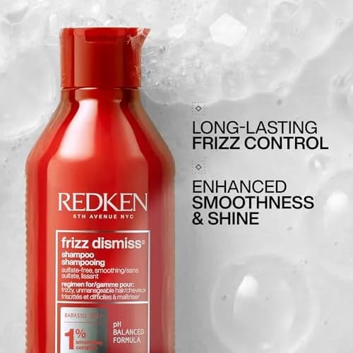 Redken Frizz Dismiss Shampoo – For Frizzy Hair, 1000ml (33.8 Fl Oz) | Sulfate-Free Formula for Smoothness thumbnail 2