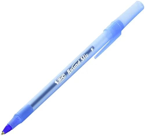 BIC Ballpoint Pen Refillable Blue | Smooth Ink & Ergonomic Grip (1 Count) thumbnail 2