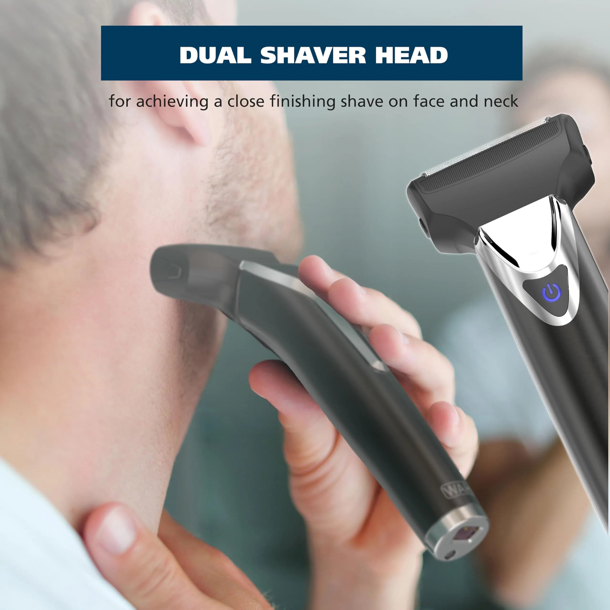 Wahl USA Stainless Steel Lithium Ion 2.0+ Slate Beard Trimmer for Men | 3.5 Hours Runtime - view 5