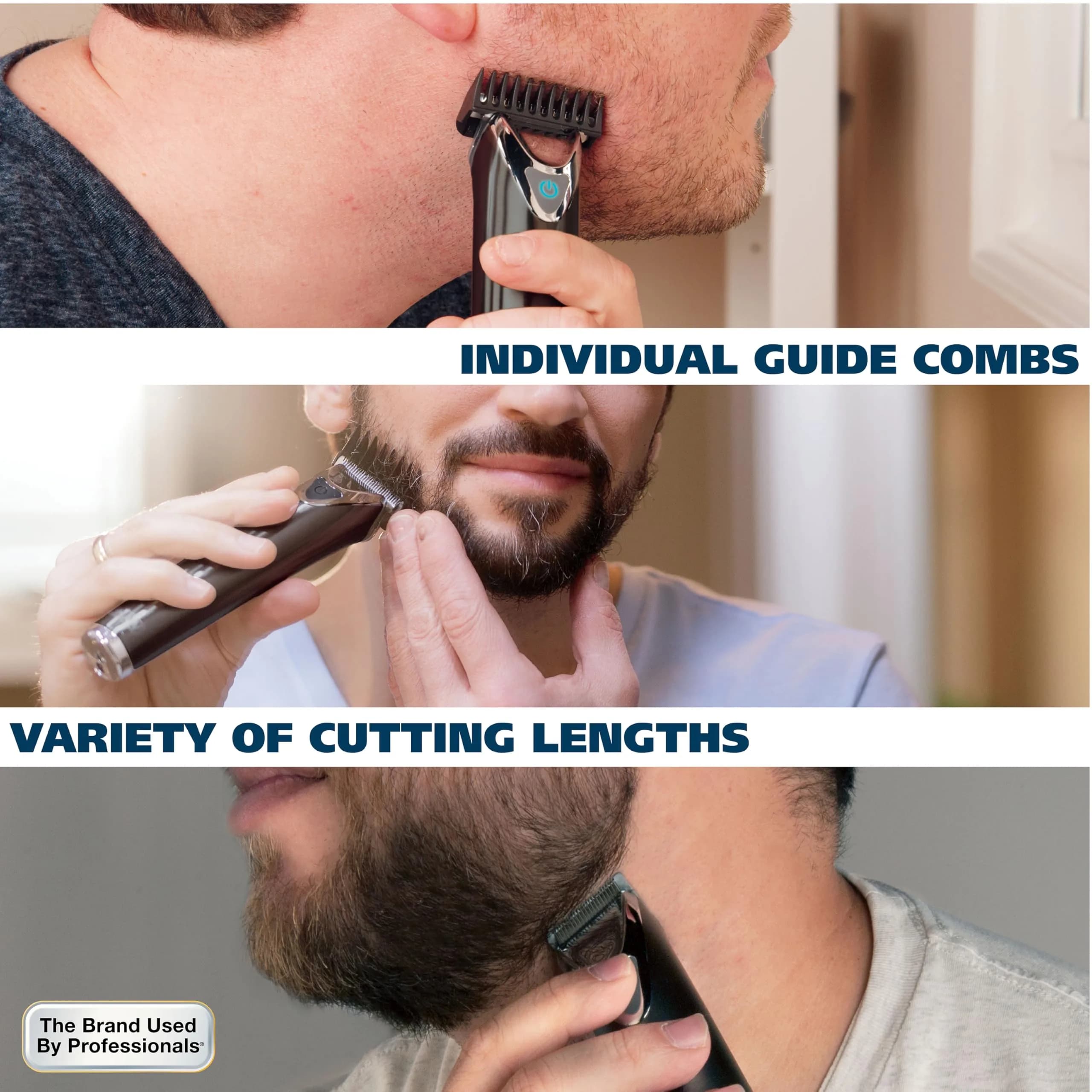 Wahl USA Stainless Steel Lithium Ion 2.0+ Slate Beard Trimmer for Men | 3.5 Hours Runtime - view 7
