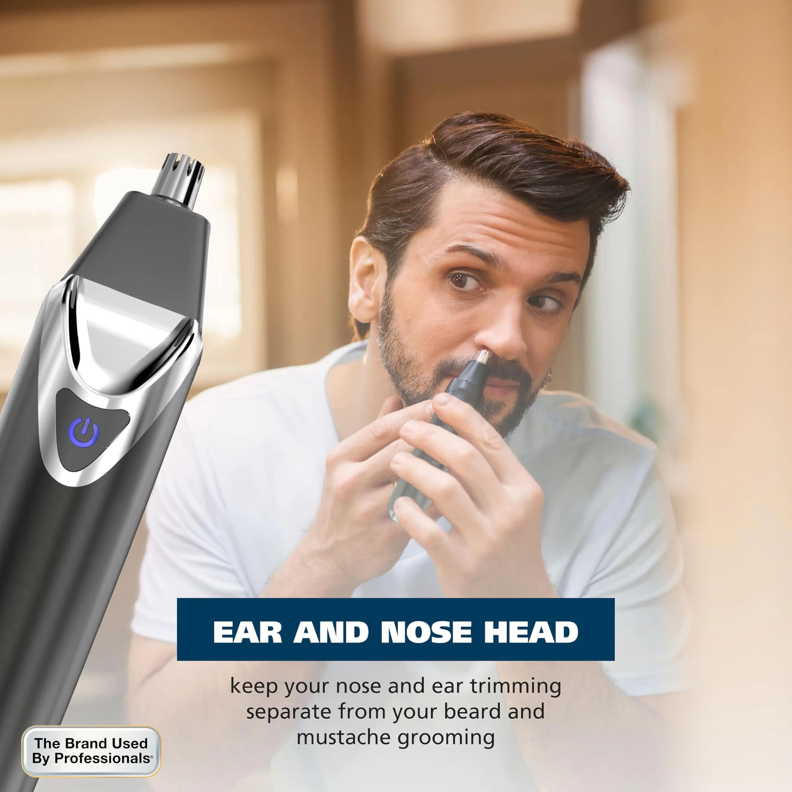 Wahl USA Stainless Steel Lithium Ion 2.0+ Slate Beard Trimmer for Men | 3.5 Hours Runtime - view 8