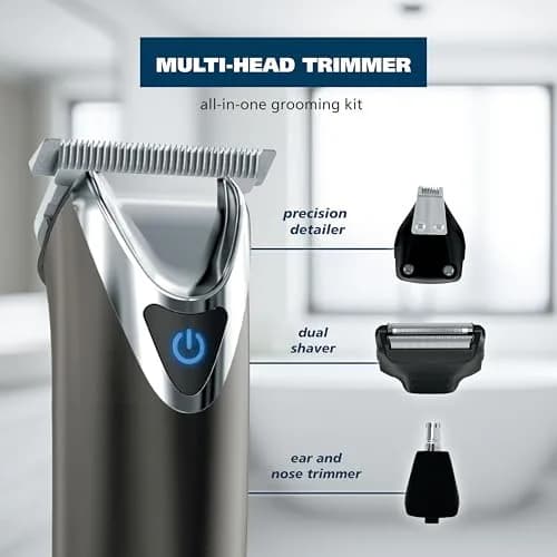 Wahl USA Stainless Steel Lithium Ion 2.0+ Slate Beard Trimmer for Men | 3.5 Hours Runtime thumbnail 2