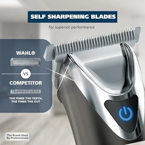Wahl USA Stainless Steel Lithium Ion 2.0+ Slate Beard Trimmer for Men | 3.5 Hours Runtime thumbnail 3