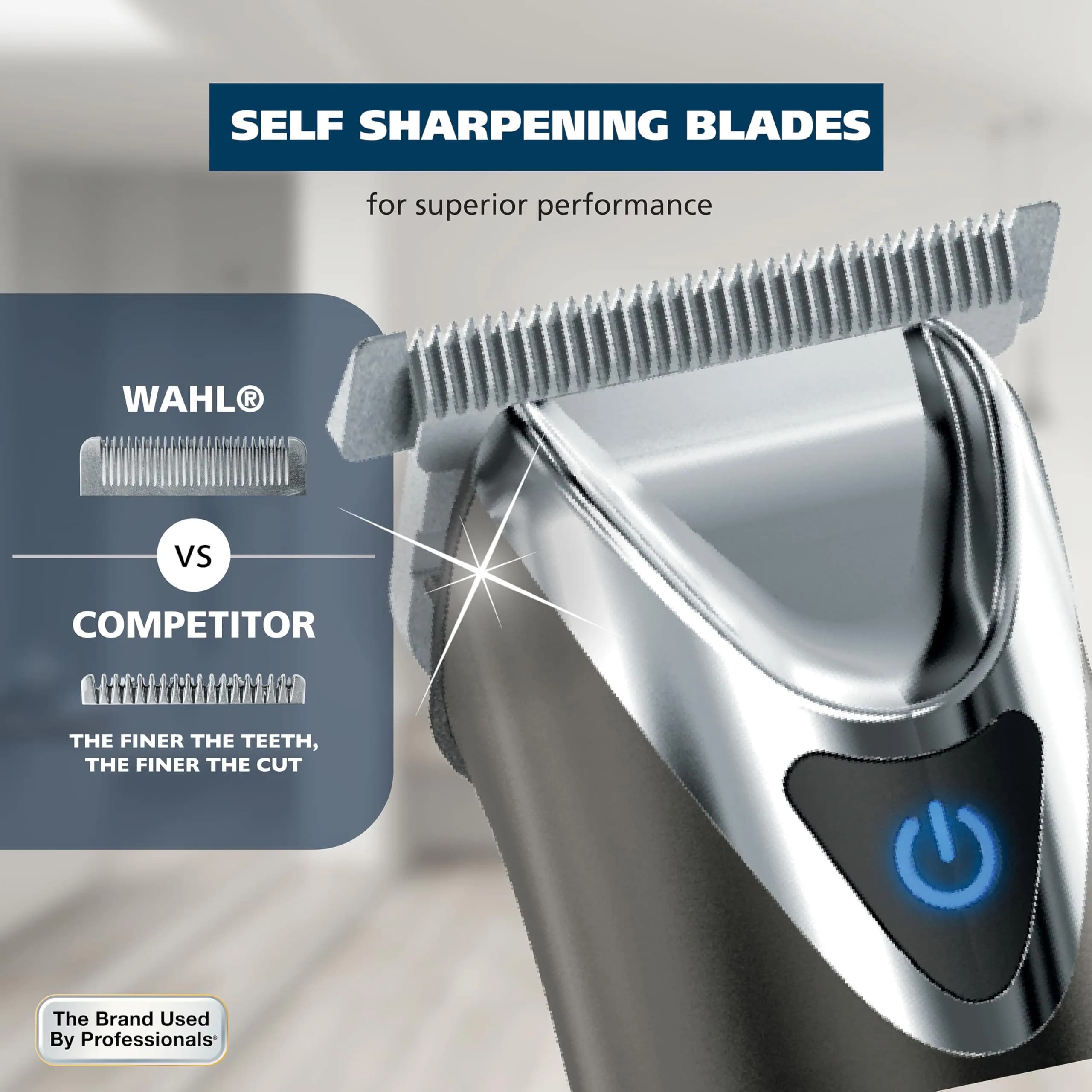 Wahl USA Stainless Steel Lithium Ion 2.0+ Slate Beard Trimmer for Men | 3.5 Hours Runtime - view 3