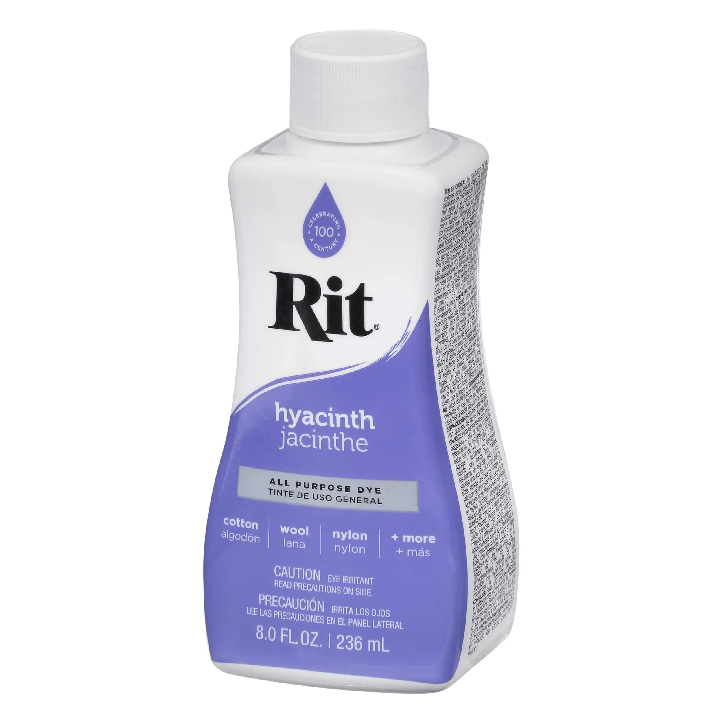 Rit All-Purpose Liquid Fabric Dye in Hyacinth Jacinthe, 237ml (8 Fl Oz) - Vibrant Colour for All Fabrics - view 4