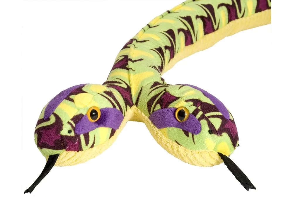 Wild Republic Siamese Whirlpool Snake Stuffed Animal 137cm (54 Inches) | Realistic Animal Plush Toy - main product image
