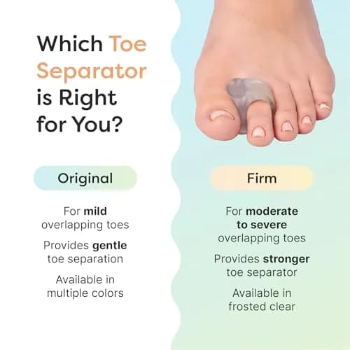 ZenToes Gel Toe Spacers for Bunions & Overlapping Toes | Reposition & Comfort Support (70-120 chars) thumbnail 7