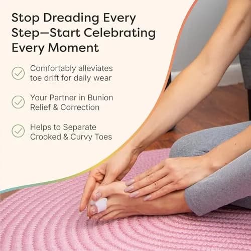 ZenToes Gel Toe Spacers for Bunions & Overlapping Toes | Reposition & Comfort Support (70-120 chars) thumbnail 4