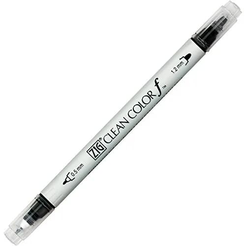 Kuretake ZIG CLEAN COLOR f, 24 Water-Based Twin-Tip Markers | Suitable for Dark Paper & Illustration thumbnail 4