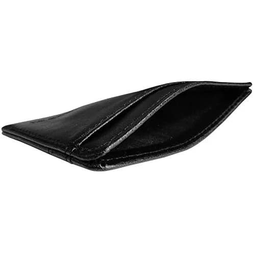 Siskiyou NFL Chicago Bears Weekend Wallet, Black | Slim Leather Fan Wallet with Logo thumbnail 2