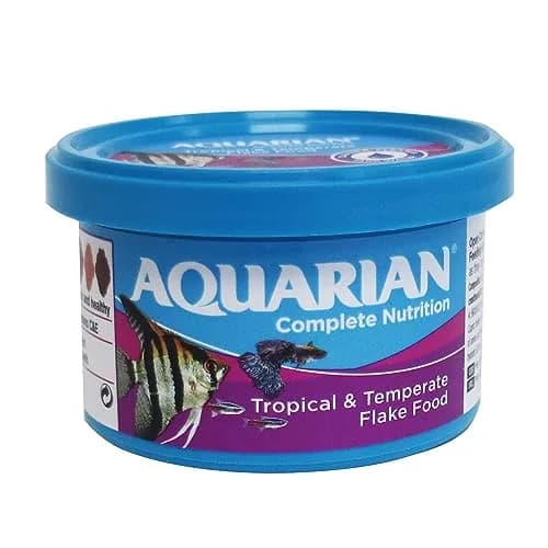 Aquarian Tropical Fish Flakes 50g | Complete Balanced Diet for Active Fish thumbnail 1