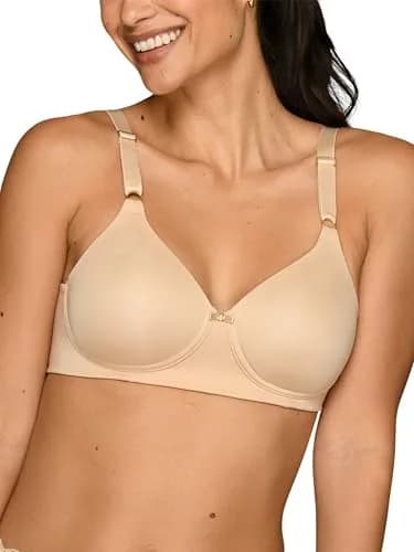 Vanity Fair Full Coverage Back Smoothing Bra 34B | 4-Way Stretch, Lightly Lined, Wireless thumbnail 1