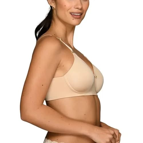 Vanity Fair Full Coverage Back Smoothing Bra 34B | 4-Way Stretch, Lightly Lined, Wireless thumbnail 2