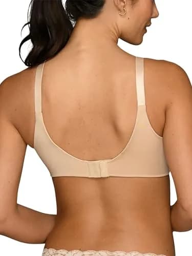Vanity Fair Full Coverage Back Smoothing Bra 34B | 4-Way Stretch, Lightly Lined, Wireless thumbnail 3