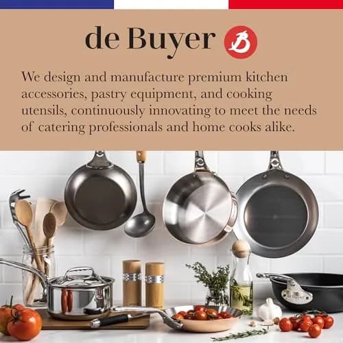 de Buyer Mineral B Carbon Steel Fry Pan 12.5” | Naturally Non-Stick French Cookware thumbnail 9