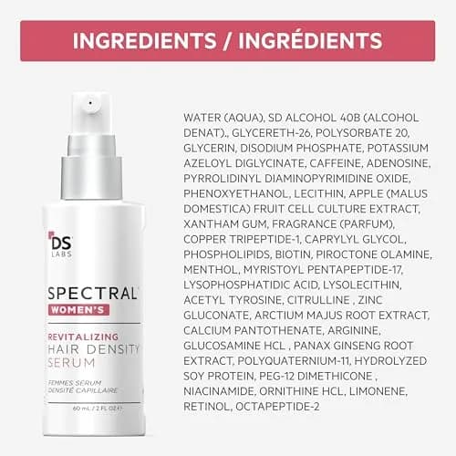 ds labs Spectral Women's Hair Density Serum, 60 mL | Supports Thinning Hair & Density thumbnail 9