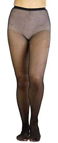 ToBeInStyle Women's Fishnet Full Footed Panty Hose Tights Hosiery - Queen Size - Black | Versatile, Sexy & Comfortable (70-120 chars) thumbnail 1