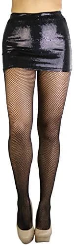 ToBeInStyle Women's Fishnet Full Footed Panty Hose Tights Hosiery - Queen Size - Black | Versatile, Sexy & Comfortable (70-120 chars) thumbnail 5