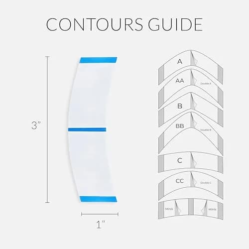 Walker Tape Ultra Hold Mini Tabs, Double Sided Wig Tape for Lace & Extensions | Strong Long Lasting Bond (70-120 chars) thumbnail 4