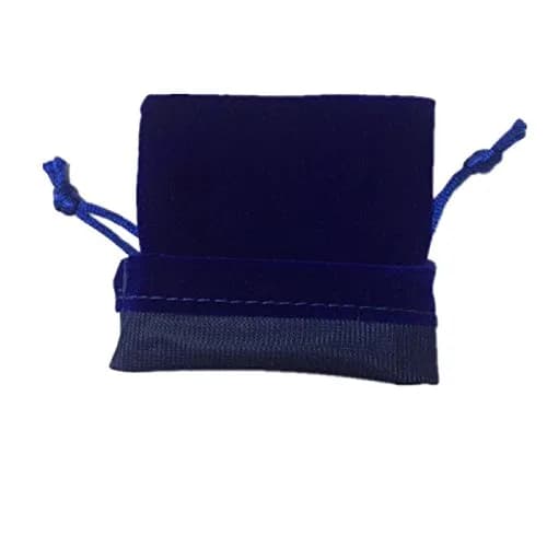 KUPOO 50 Pieces Wholesale Royal Blue Velvet Cloth Jewelry Pouches 3" x 4" | Elegant Gift Bags for Jewelry thumbnail 3