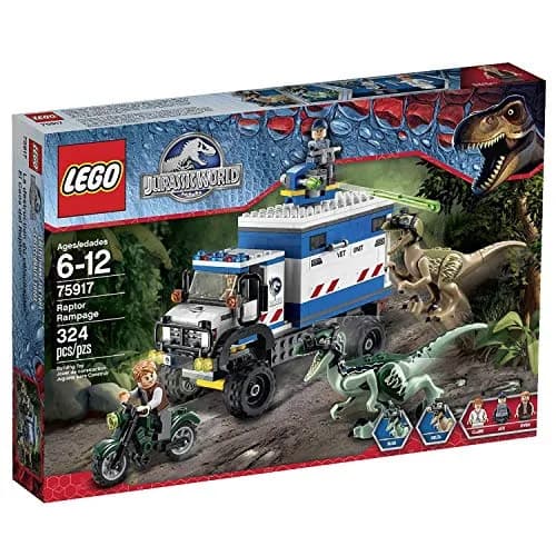 LEGO Jurassic World Raptor Rampage 75917 Building Kit | Dinosaur Attack Scene for Kids 6-12 thumbnail 8