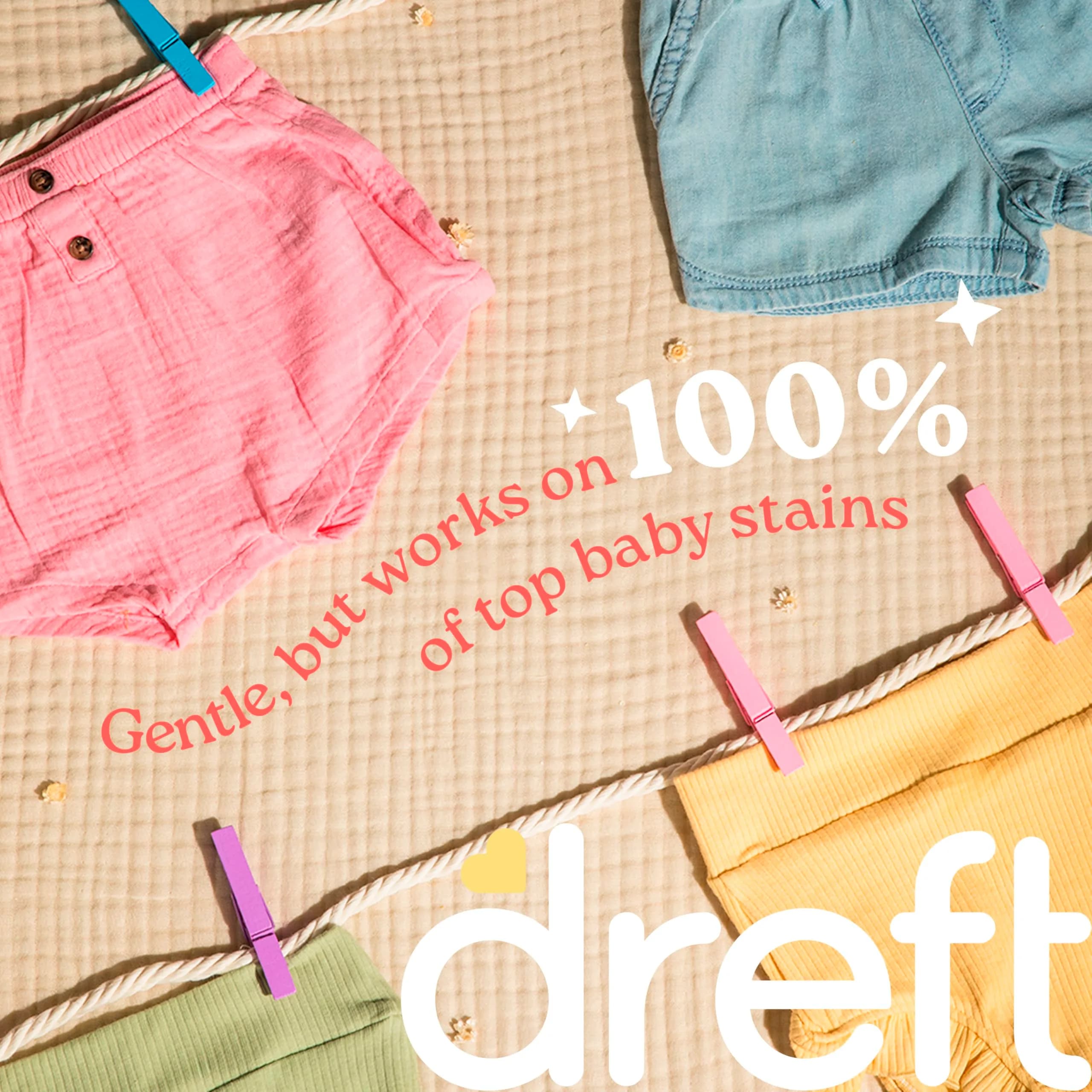 Dreft Baby Fresh Liquid Laundry Detergent for Sensitive Skin - 46 Fl Oz (USA Import) - view 4