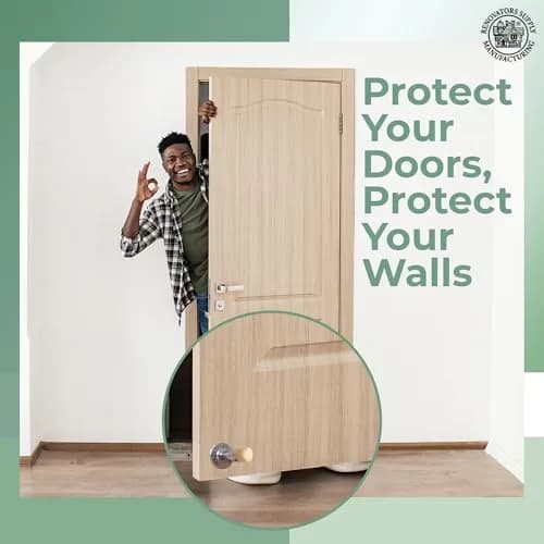 Renovators Supply Manufacturing Silicone Door Stopper Tip 5/8 in. Almond Color | Premium Silicone Door Stopper Caps for Walls & Doors thumbnail 4